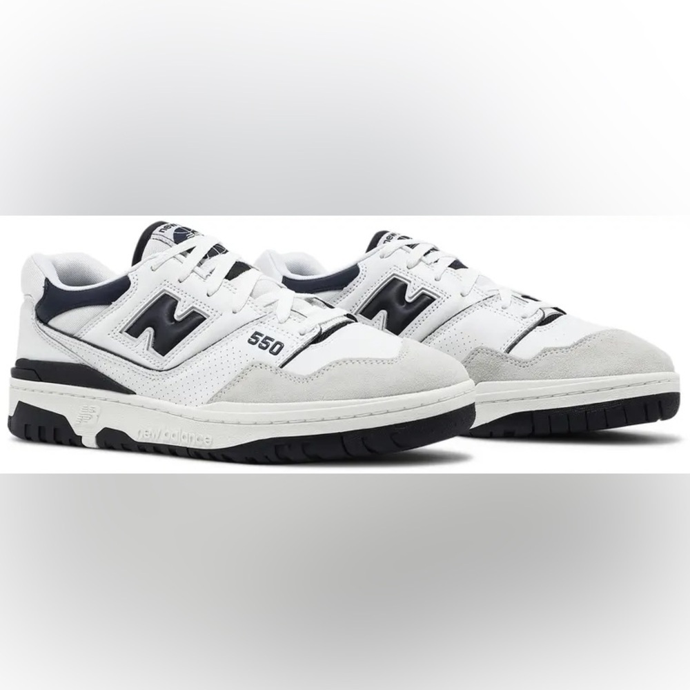 NEW BALANCE 550 navy blue sneakers - Picture 3 of 16